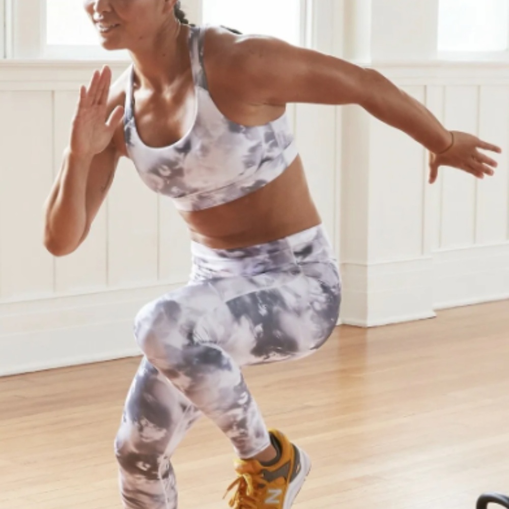 Athleta Run Free Tights - Winter Floral Sz M